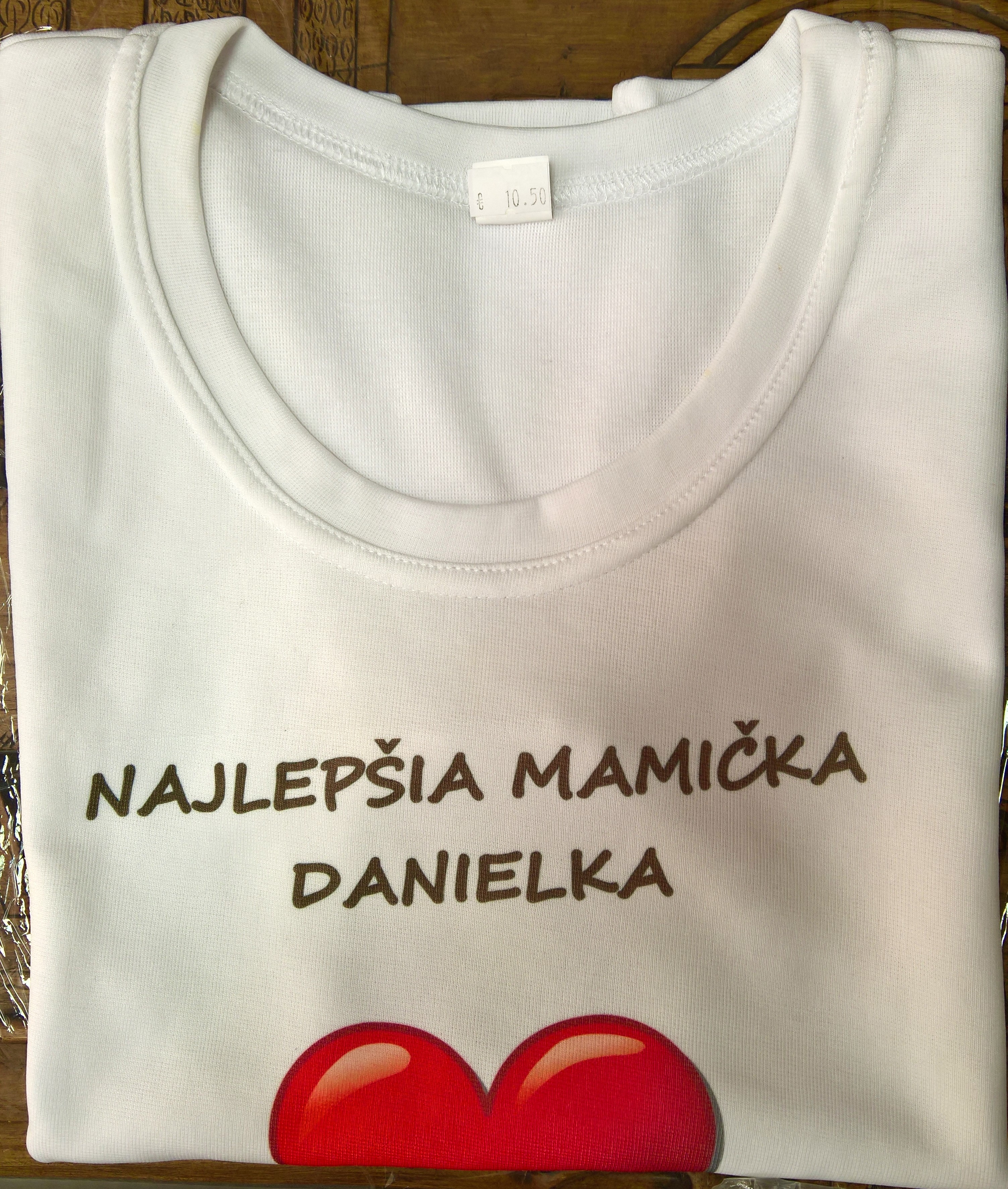Tričko "Najlepšia mamička Danielka"