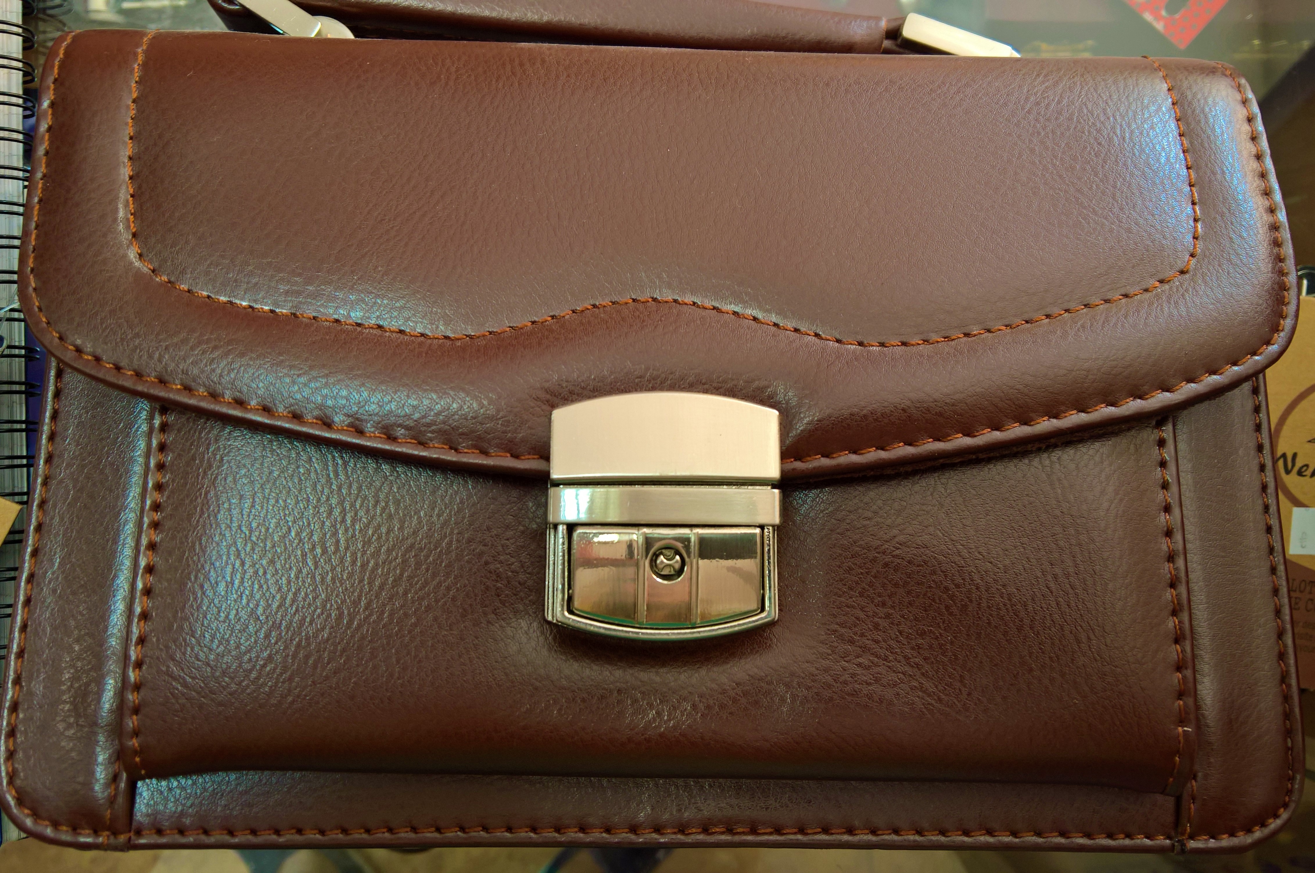 Pánska kabelka, malá hnedá