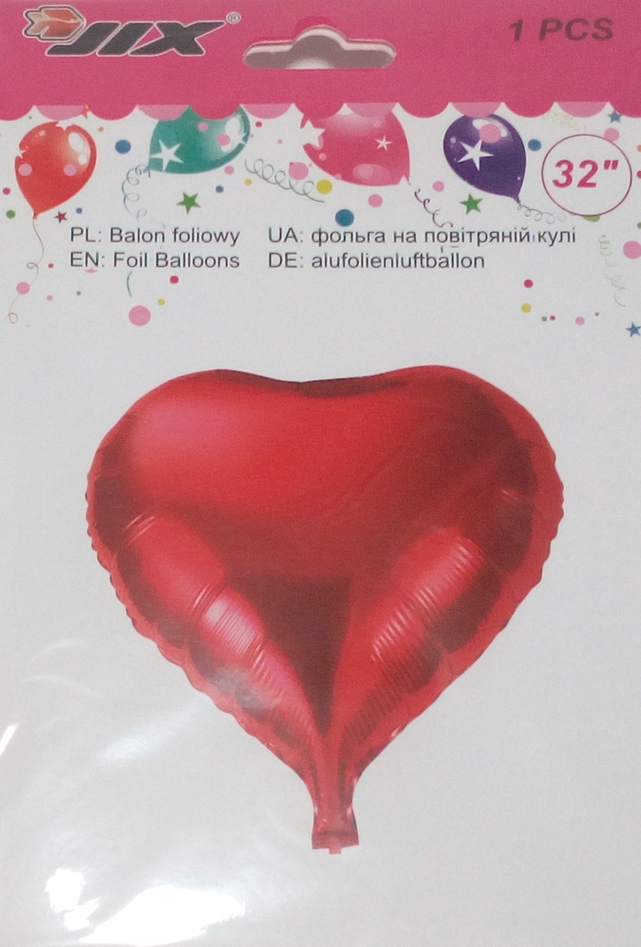 Balón v tvare srdca