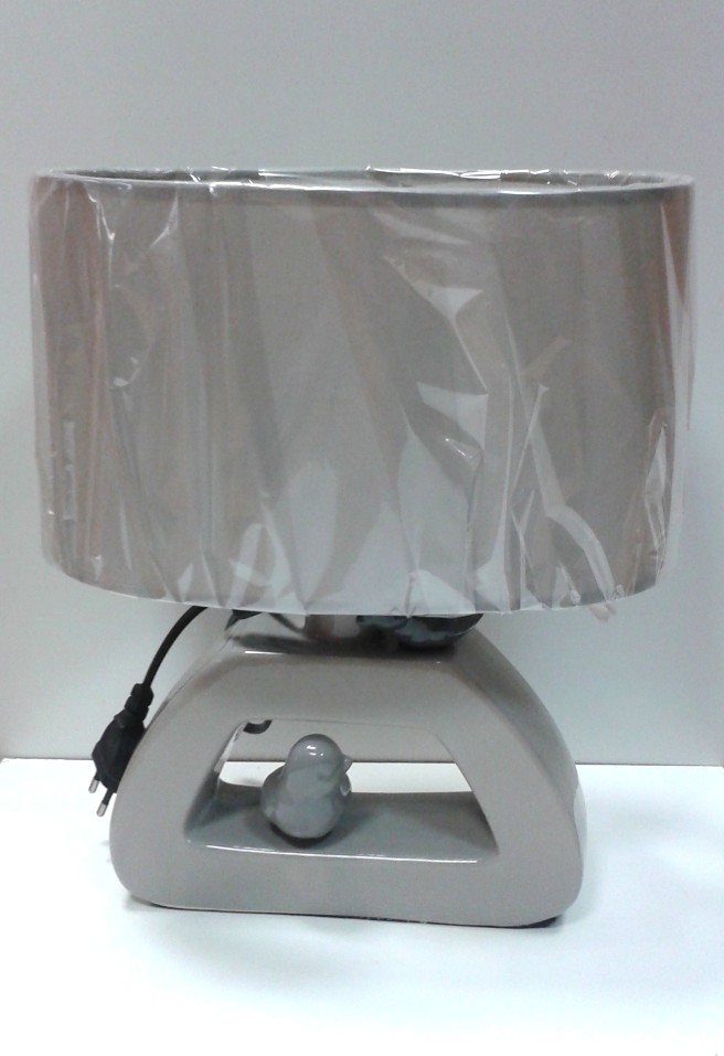Stolová lampa šedá