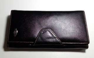 Dámska peňaženka čierna prešívaná
